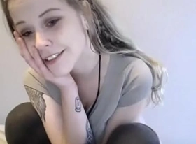 Cute busty tattooed girl on cam - camgirlsuntamed com