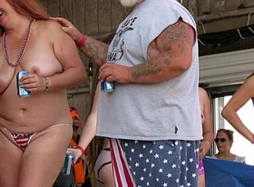 Getting a biker rally wet tshirt contest started in iowa