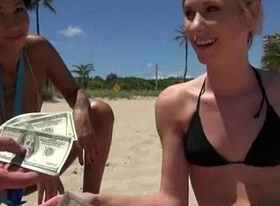 Cute teen sucked and fucked for cash 6