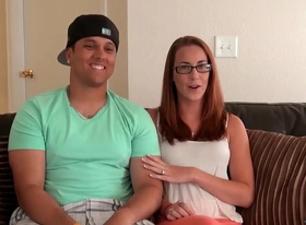 Married amateur couple ready to make a sextape at adult film school