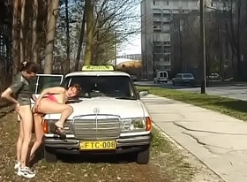 teen anal fucked in pubic by her taxi driver