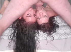 Two girls get facefucked